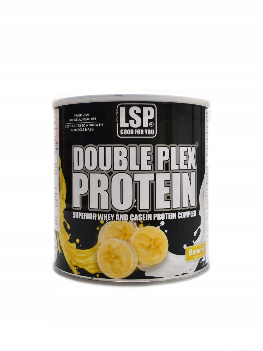LSP nutrition Double Plex 80% whey / casein protein 750 g banán