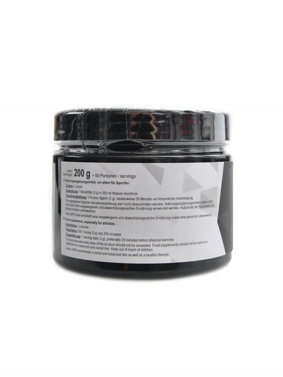 LSP nutrition Leucine pure natural 200 g Packaging status original