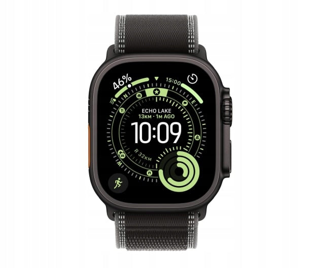 LTE Smartwatch Apple Watch Ultra 3 Black Titanium/Black Trail Band M/L 5G Model Watch Ultra 3 GPS + Cellular 49mm