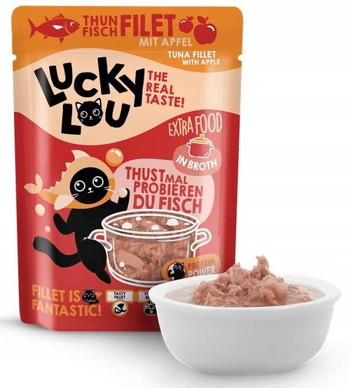 LUCKY LOU EXTRAFOOD CAT FOOD DELICACY TUNA APPLE IN SAUCE 70g