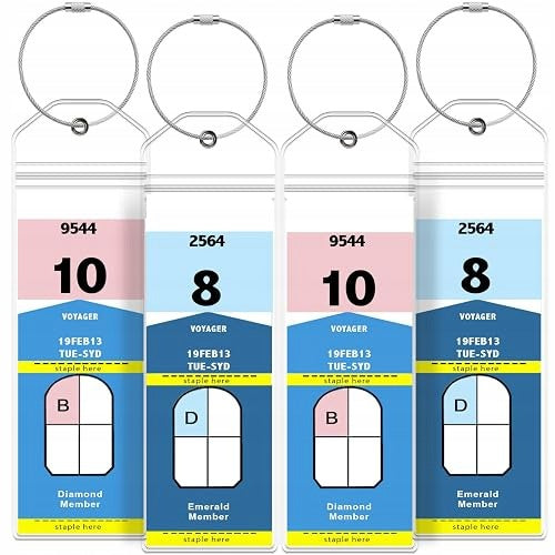 LUGGAGE LABELS CRUISE ZIPPER WATERPROOF 4 PIECES Color multicolor