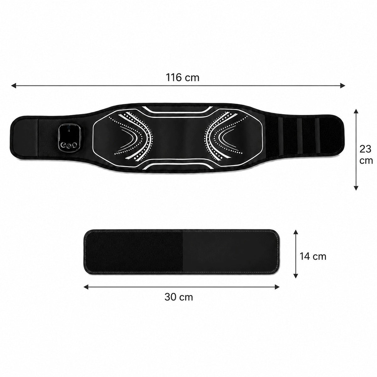 LUMBAR MASSAGE BELT FOR BACK SPINE AIR MASSAGE VIBRATION HEATING Packaging status original