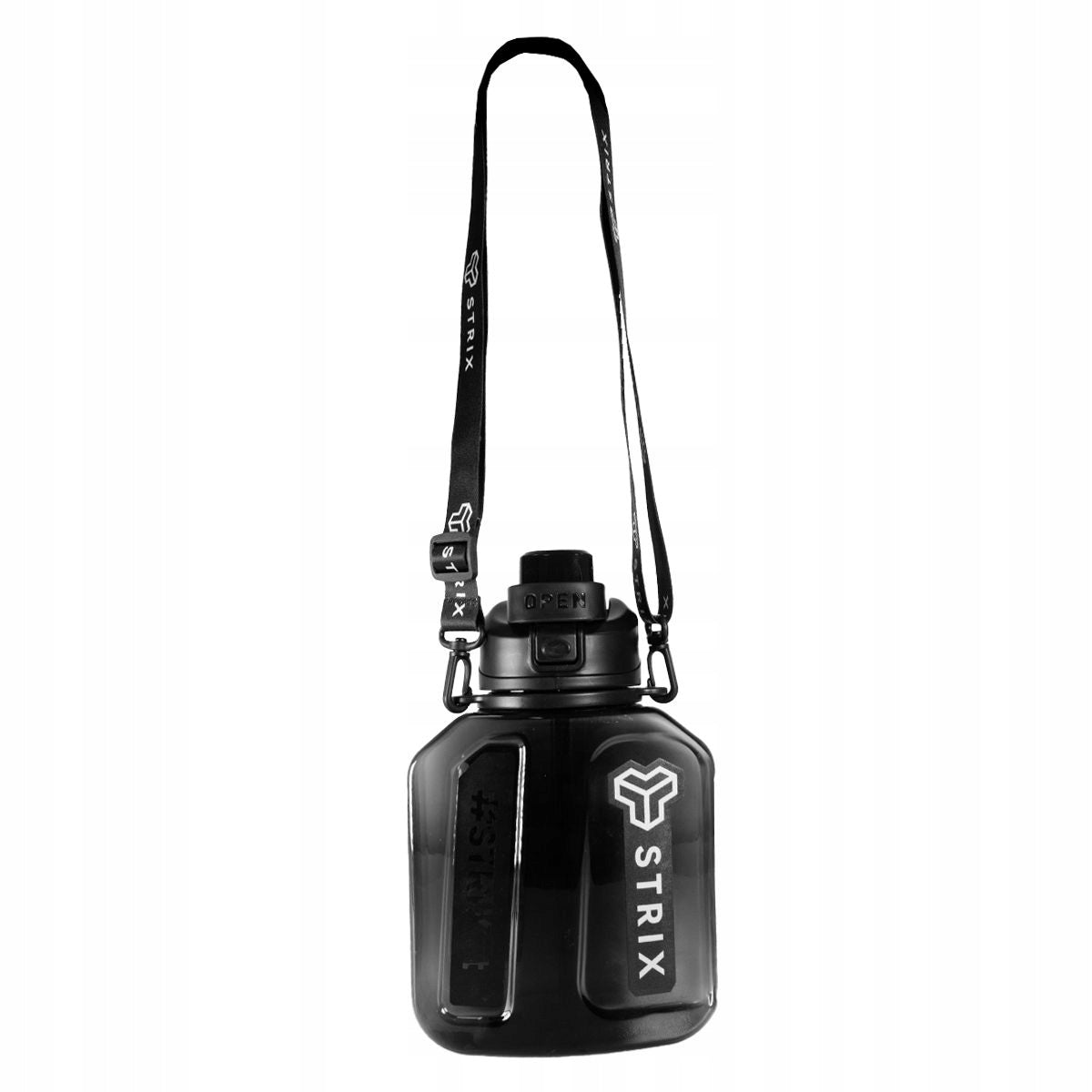 LUNAR HYDRATOR BOTTLE 1500ML BLACK FOR BEVERAGE WATER LARGE SOLID - Strix Kind bottle