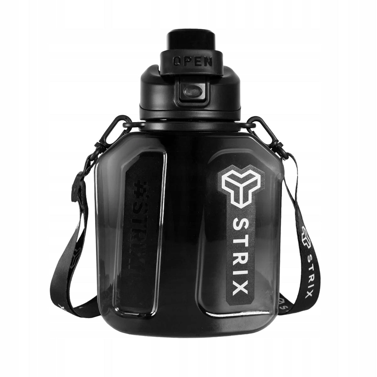 LUNAR HYDRATOR BOTTLE 1500ML BLACK FOR BEVERAGE WATER LARGE SOLID - Strix