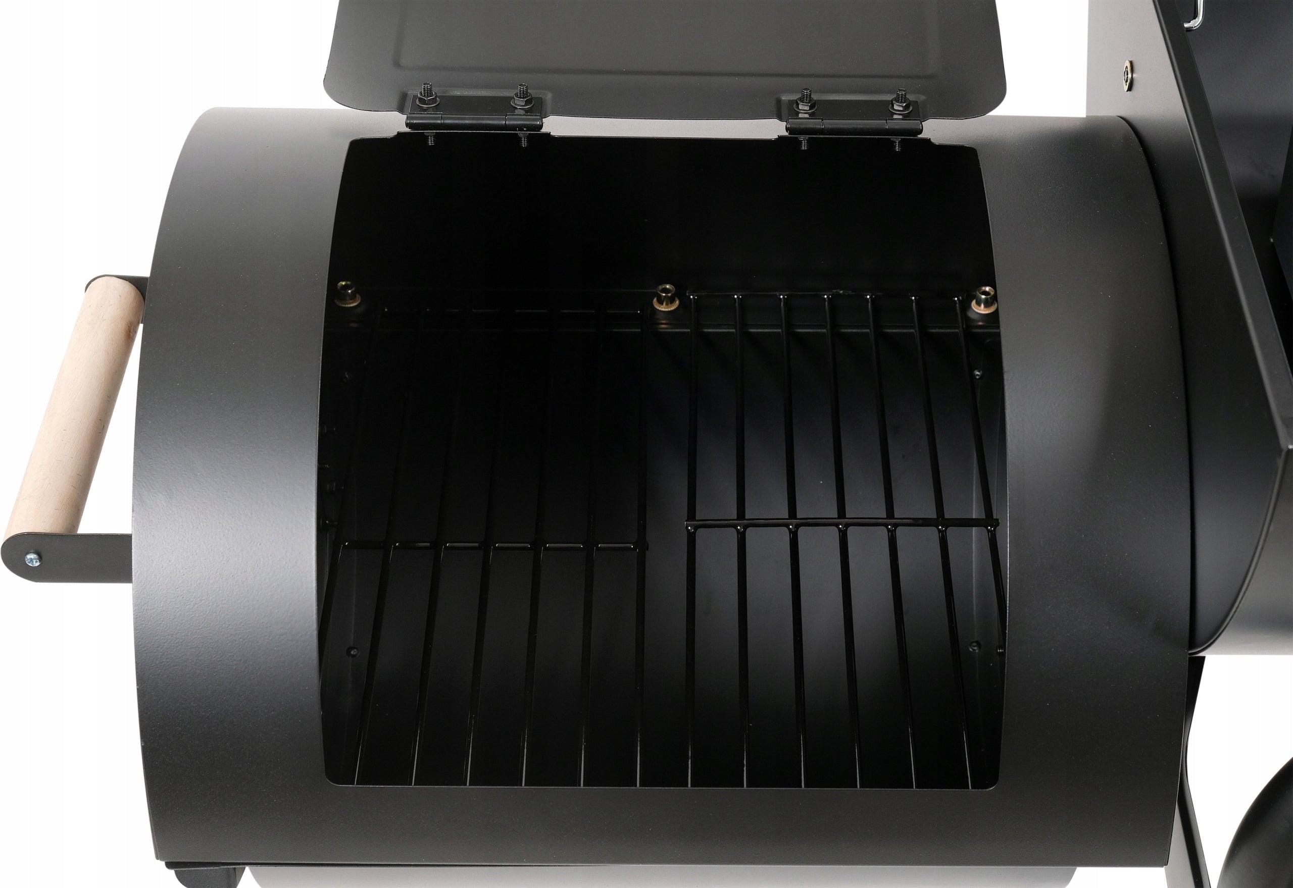 LUND CHARCOAL GRILL WITH GARDEN COVER WITH SMOKEHOUSE GRATE 64X37CM THERMOMETER Grate length 63 cm