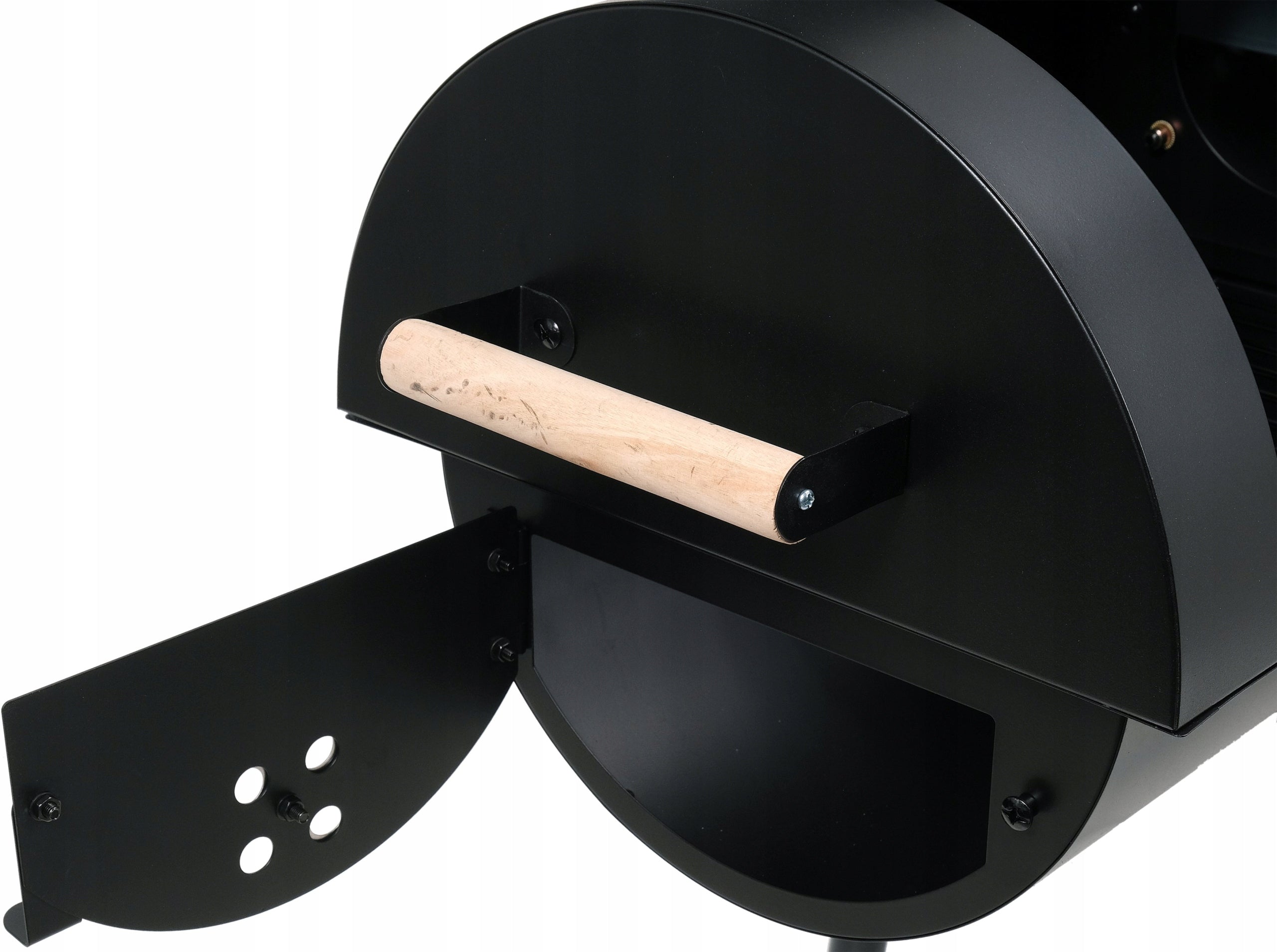 LUND CHARCOAL GRILL WITH GARDEN COVER WITH SMOKEHOUSE GRATE 64X37CM THERMOMETER Grill height 123 cm