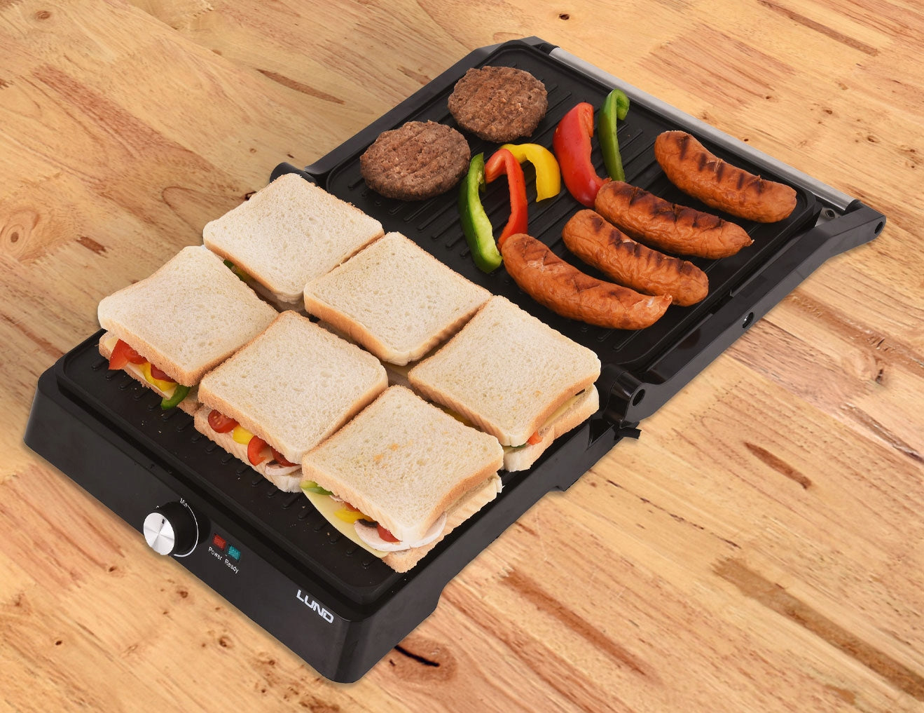 LUND ELECTRIC GRILL 2200W, 29X23CM Power rating 2200 W
