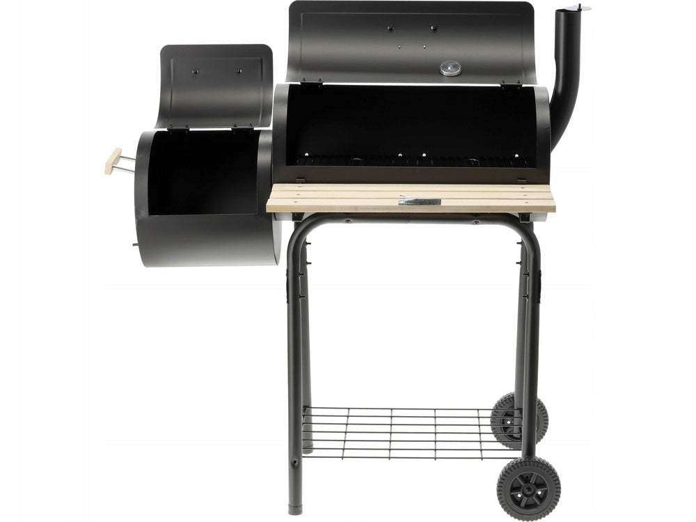 LUND GARDEN CHARCOAL GRILL WITH SMOKEHOUSE GRATE 60X30CM
