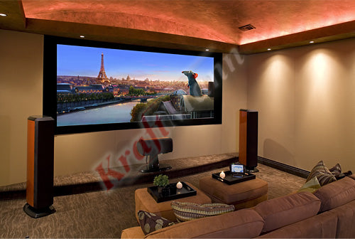 LUX Frame Projection Screen 240Cm 4:3 WhiteFlexHD Brand Kraftmann
