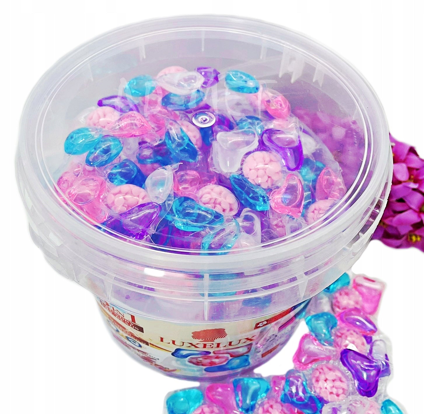 LUXELUX Scented Gel Washing Capsules 5in1 Bucket 75 Pack Manufacturer code 6973342332020