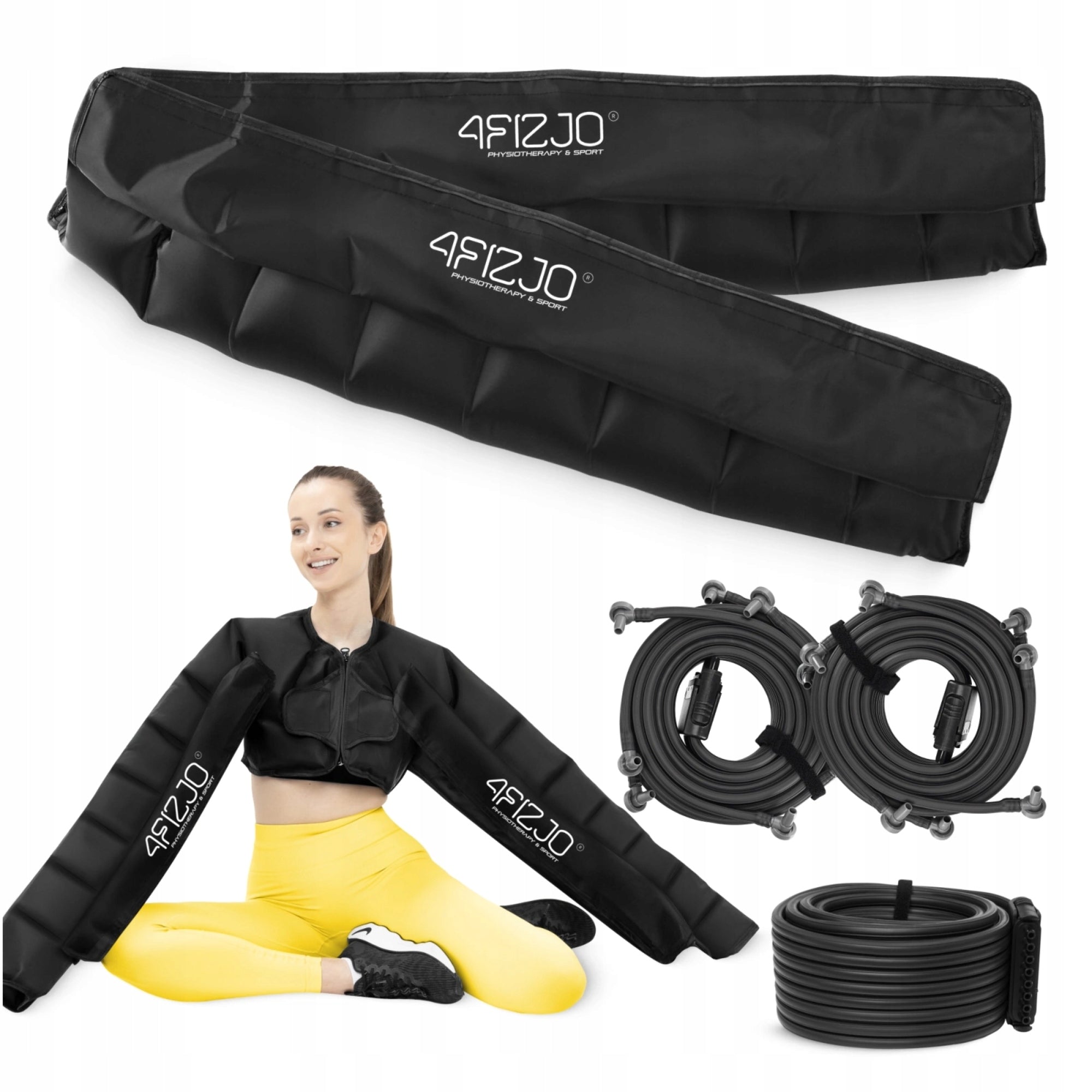 LYMPHATIC DRAINAGE SLEEVES DOUBLE HAND CUFFS C8 4FIZJO