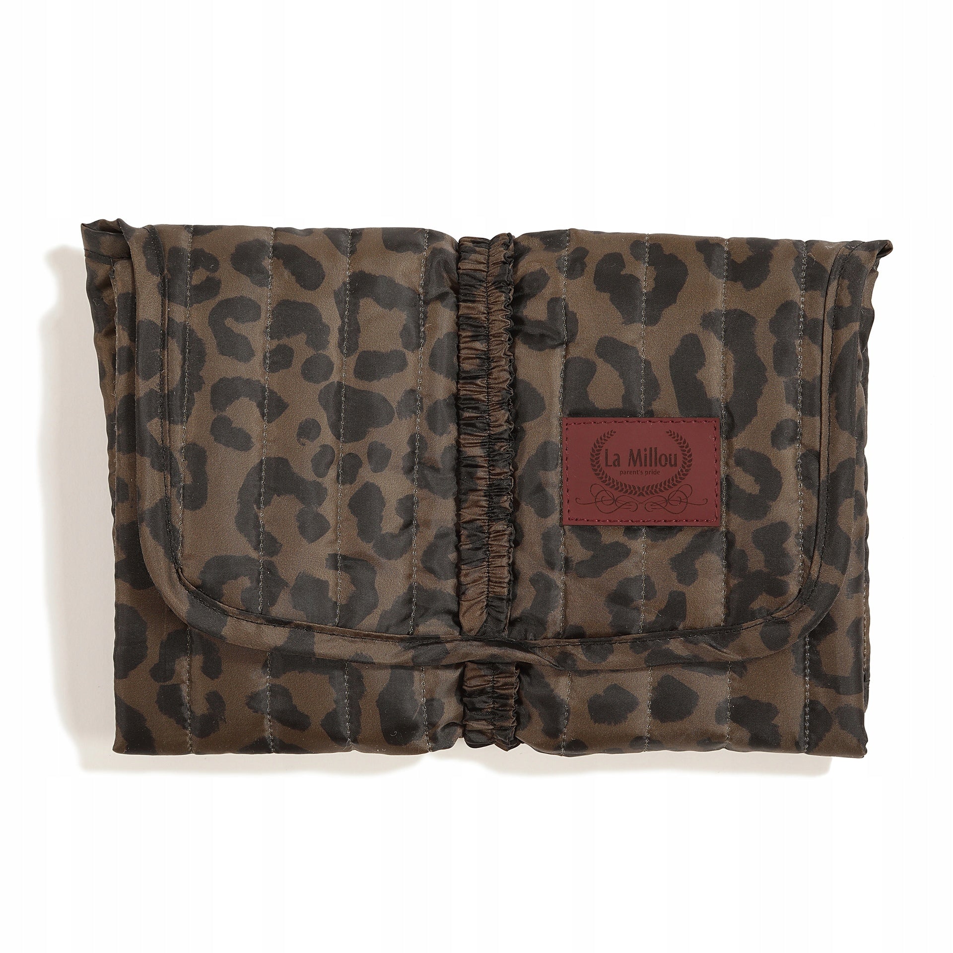 La Millou - Ortalion LEOPARD CHOCO changing mat by Magdalena Lamparska