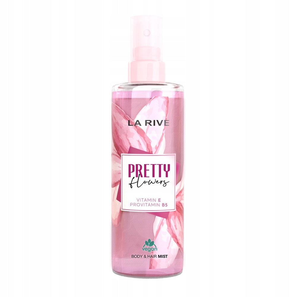 La Rive Pretty Flowers Eau de Parfum Mist for Body and Hair 200 ml Packaging status original