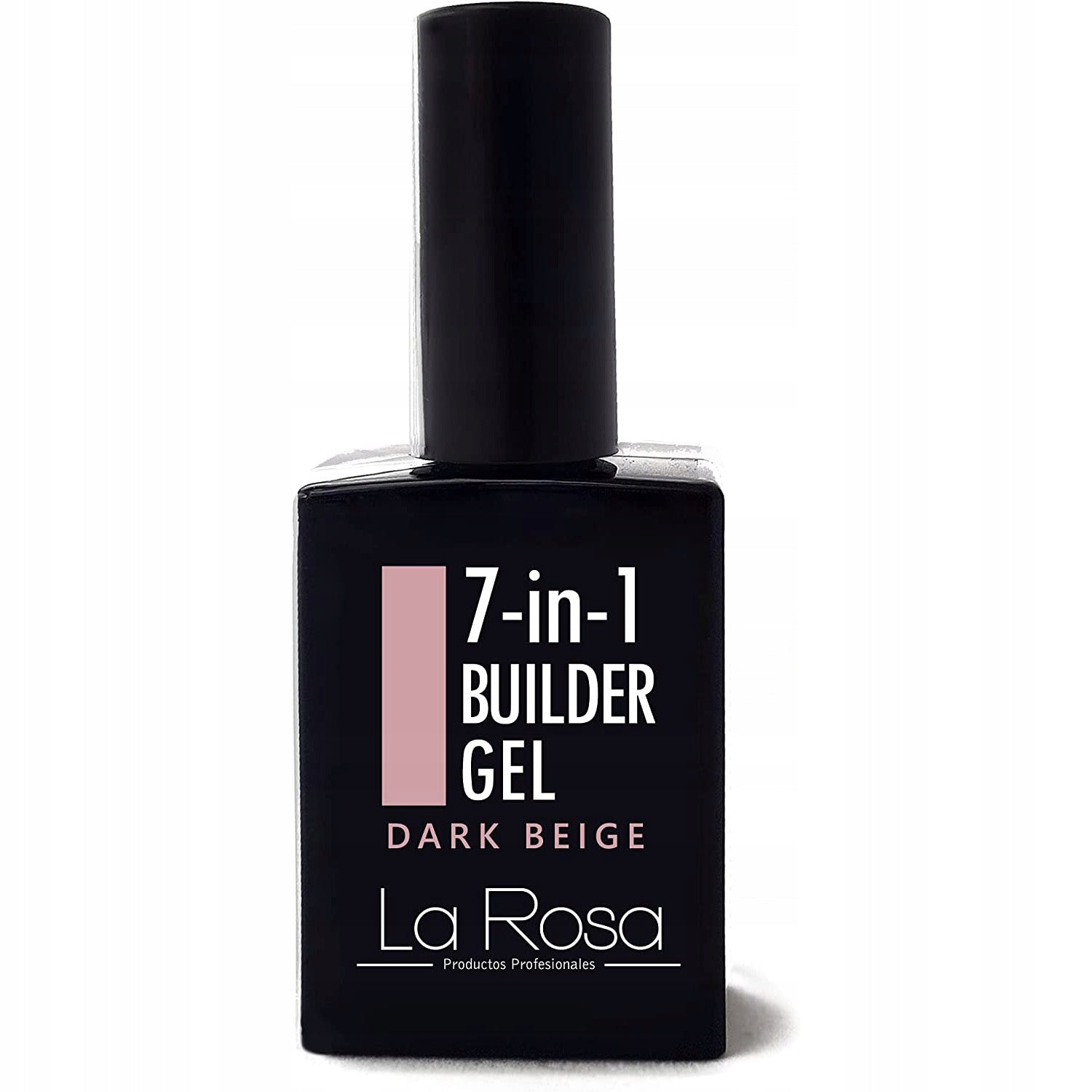 Hybrid-Nagellack La Rosa 7 in1 Builder Gel Dark Beige UV/LED, 15 ml
