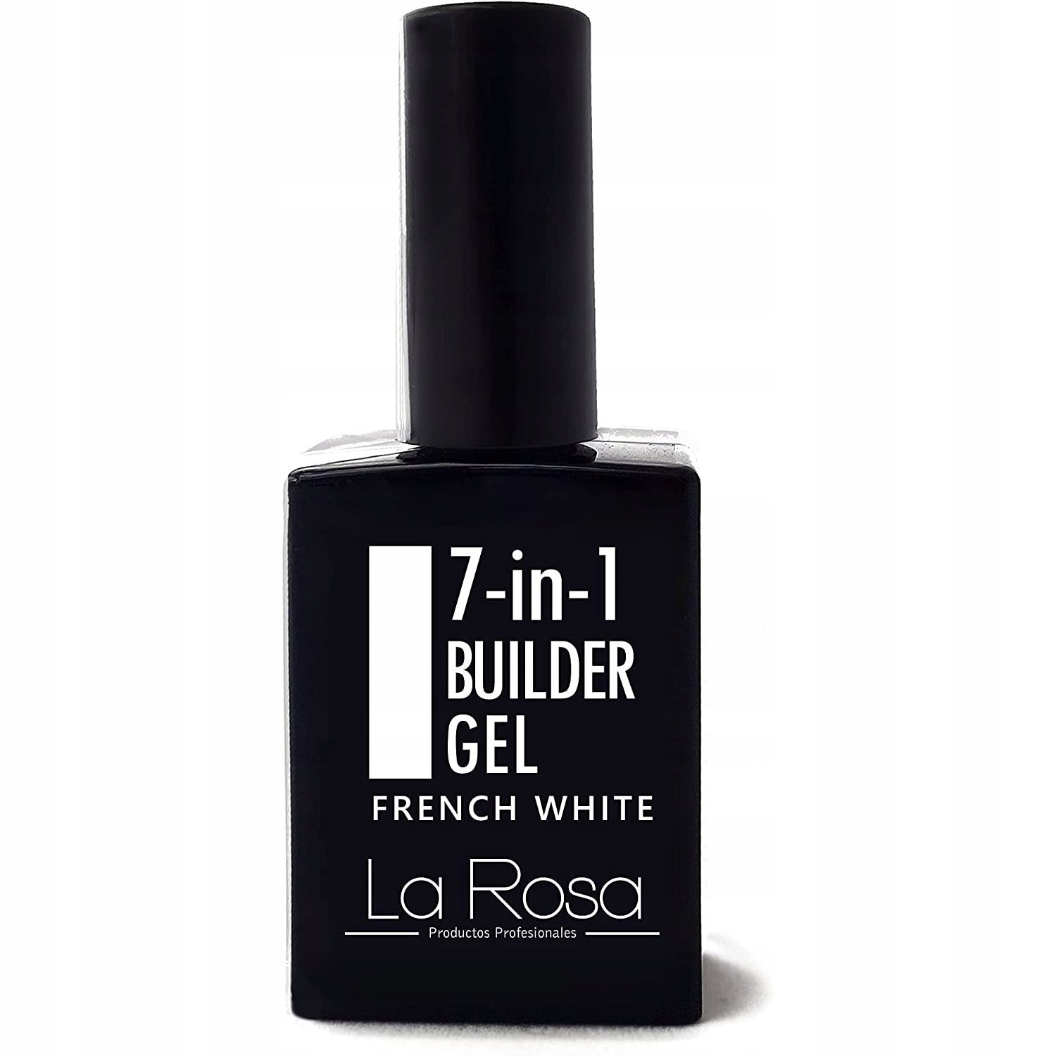 Hybrid-Nagellack La Rosa 7 in1 Builder Gel French White UV/LED, 15 ml