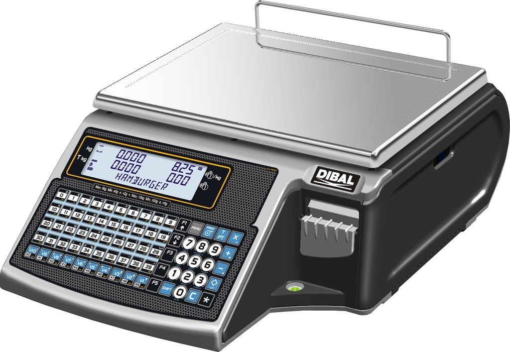 Labelling scale DIBAL M-525S A 3/6, 6/15 kg LEGALIZATION