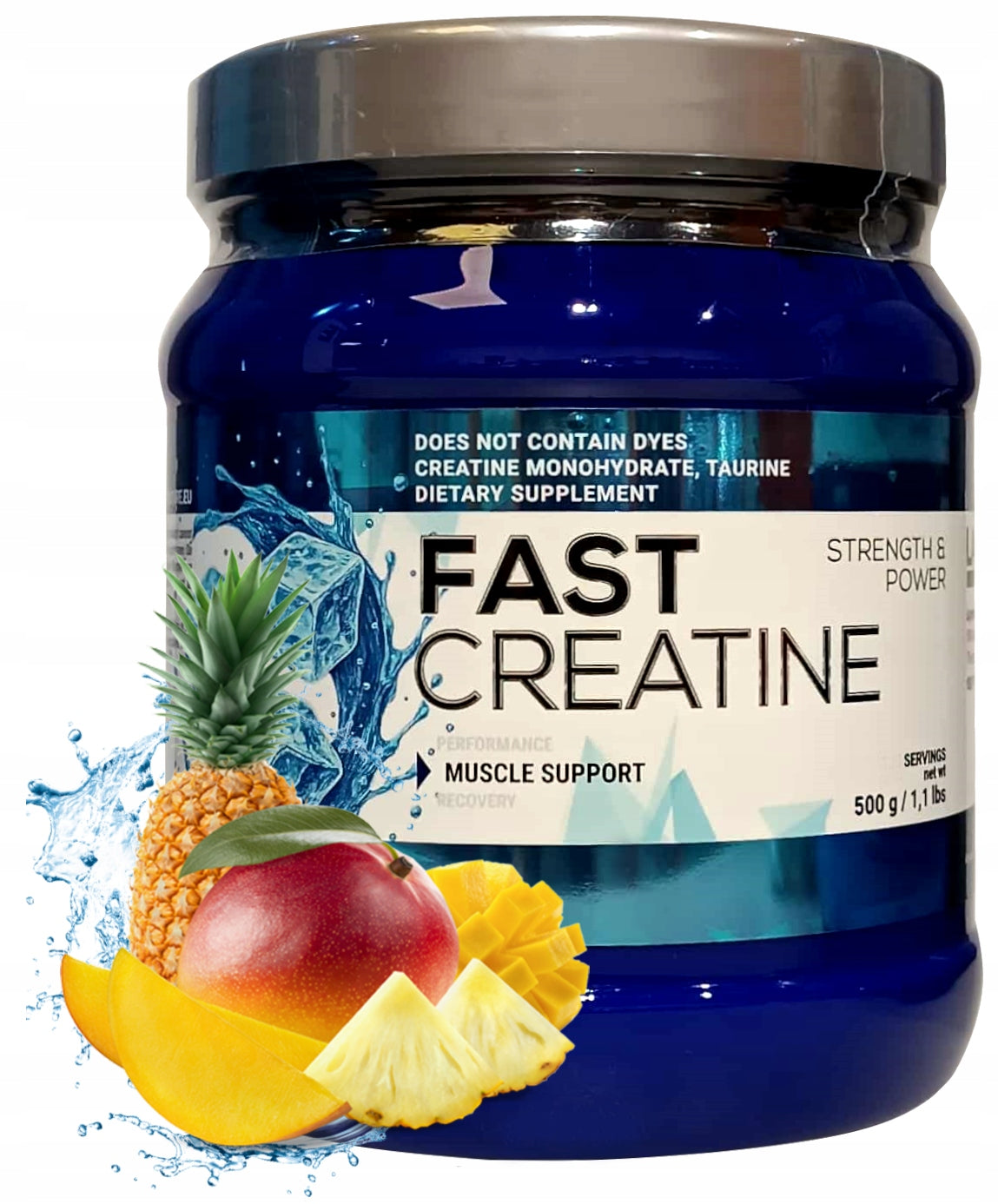Labocore Nutrition FAST CREATINE 500g Creatine Monohydrate Tropical Fruits