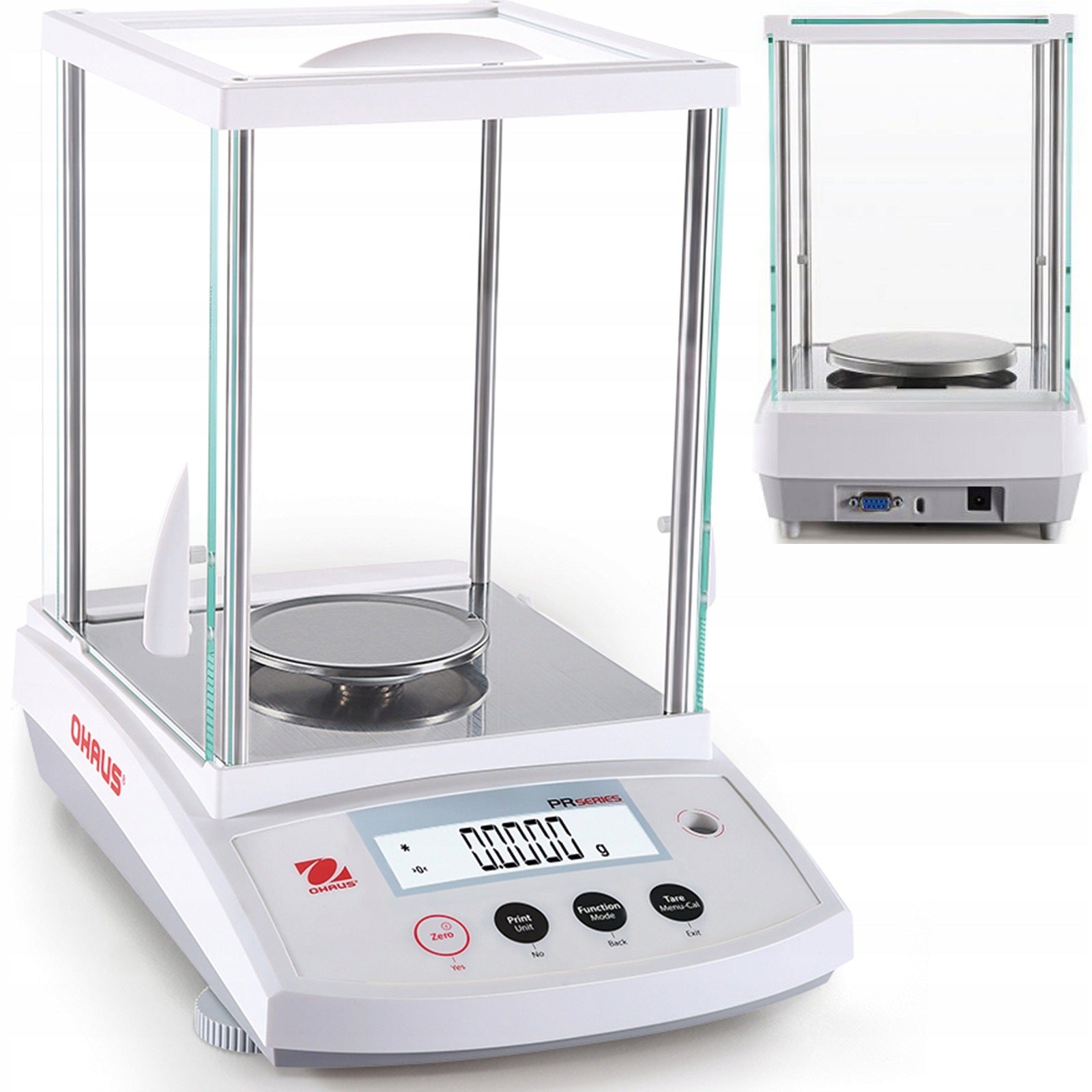 Laboratory pharmacy scale with legalization M precision LCD PR 220g / 1mg -