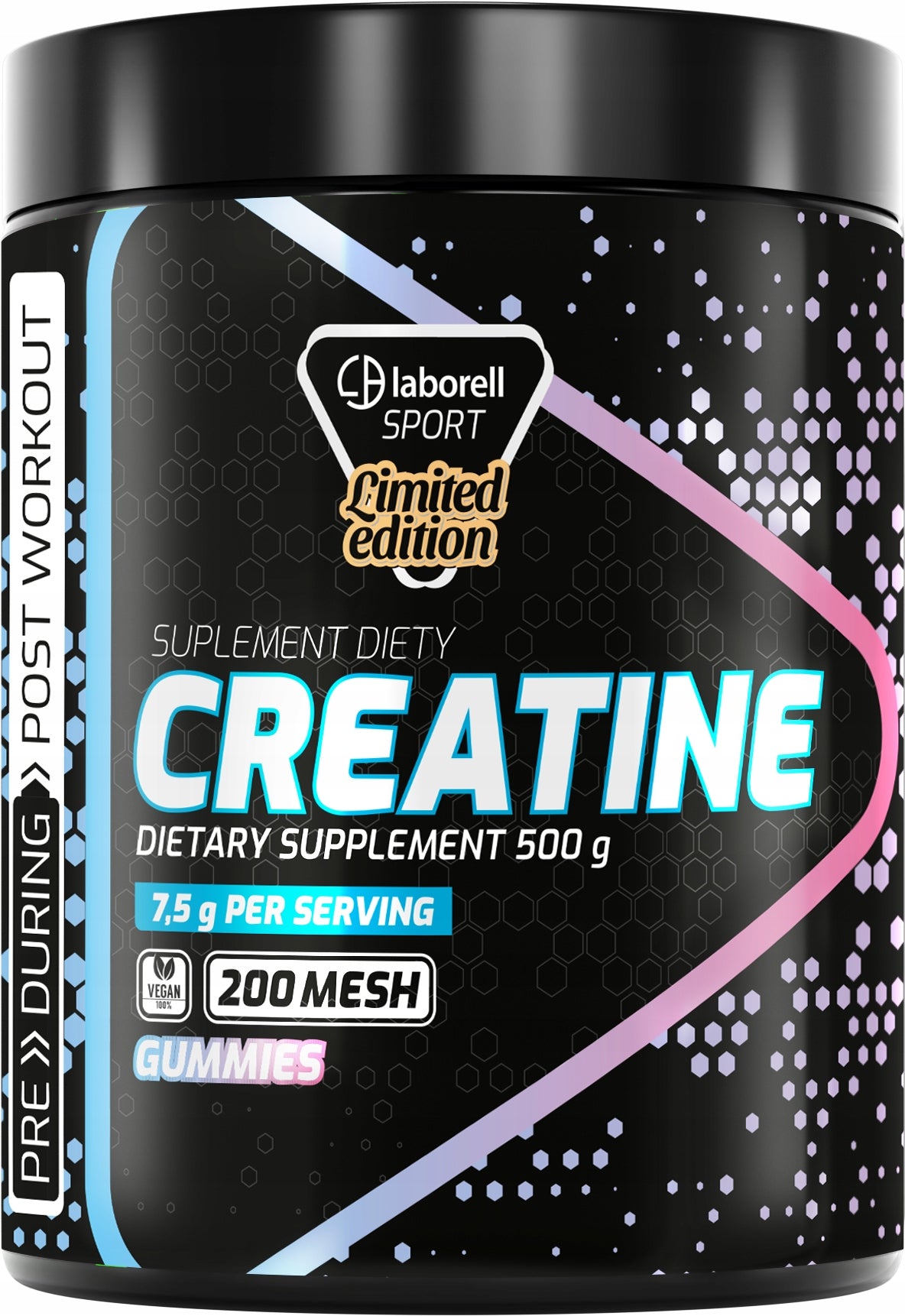 Laborell CREATINE MONOHYDRATE 200mesh flavor sour gummies 500g