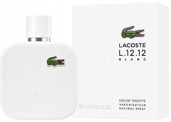 Lacoste L.12.12 Blanc 100ml EDT Eau De Toilette For Men Perfume