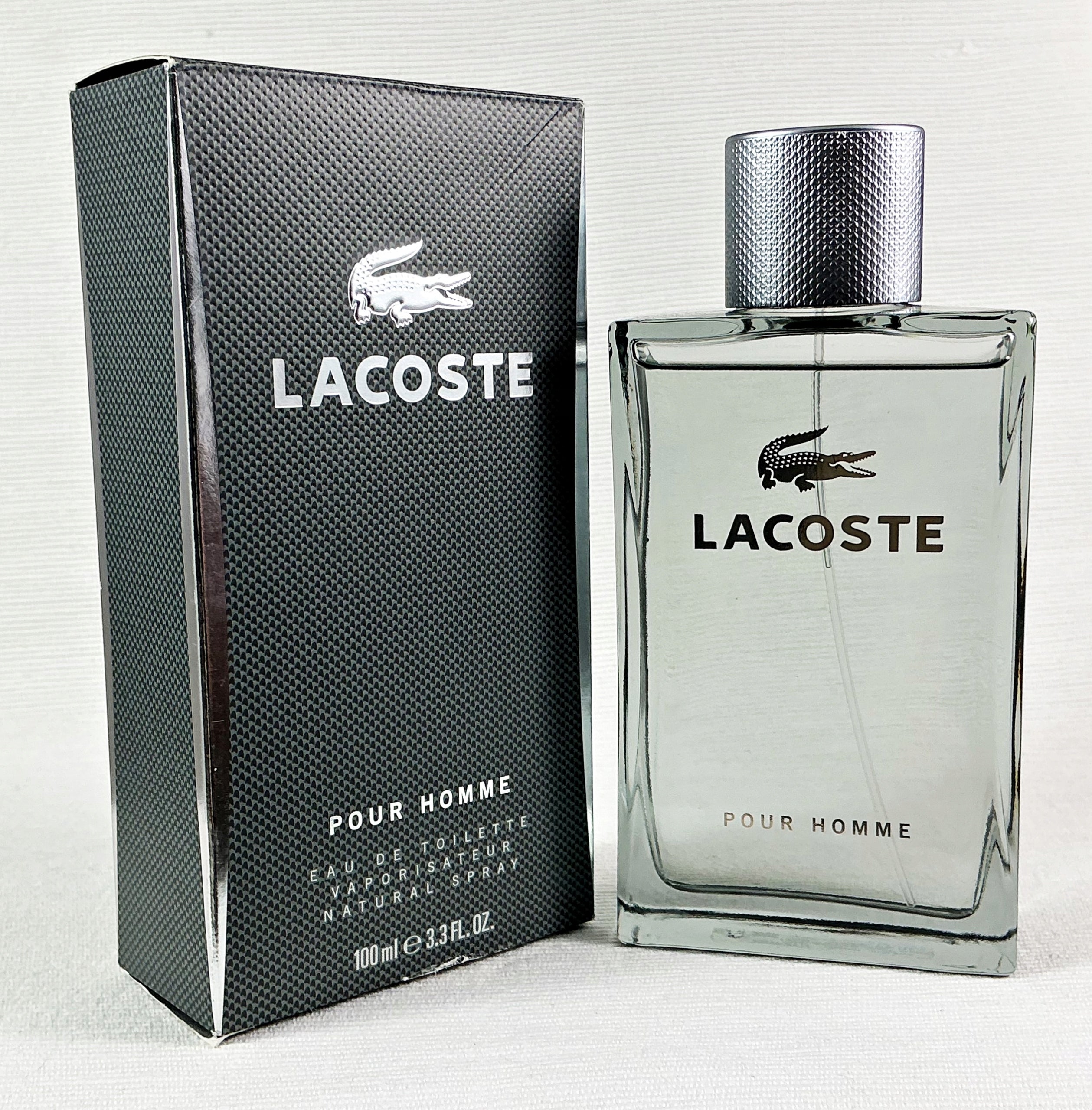 Lacoste POUR HOMME 100 ML EAU DE TOILETTE UNIQUE Packaging status original