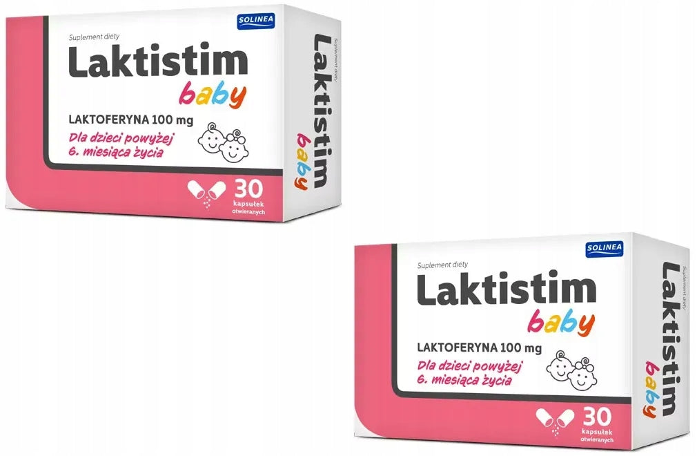 Lactistim Baby Lactoferrin 100mg For Children Over 6 Months 30 Capsules
