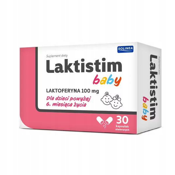 Lactistim Baby Lactoferrin 100mg For Children Over 6 Months 30 Capsules