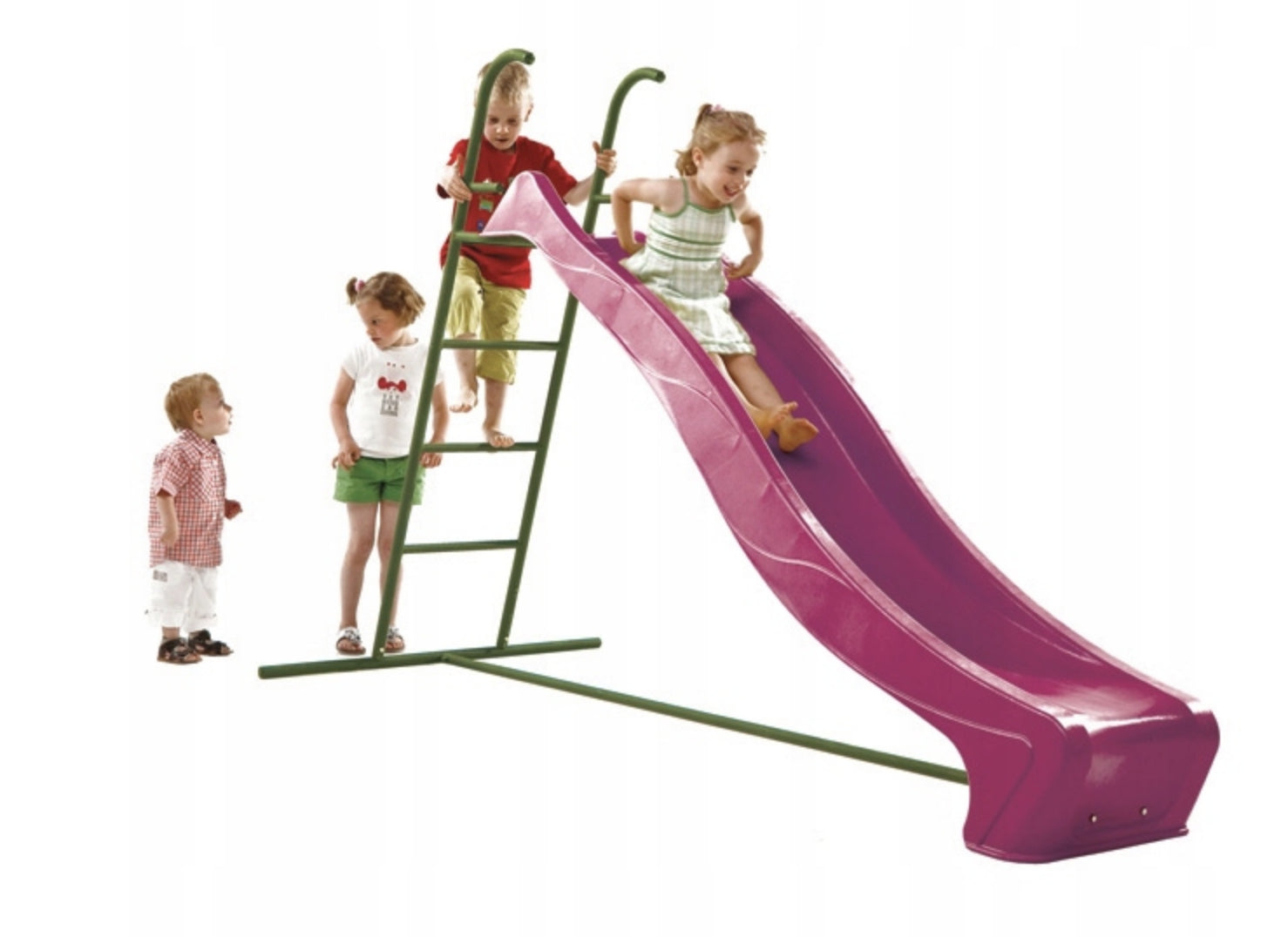 Ladder staircase frame for slide platform slide Dominant material synthetic material