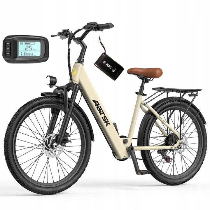 Ladies Aairsk SU7 Urban Commuter E-Bike 250W 36V 10Ah 80KM City Driving