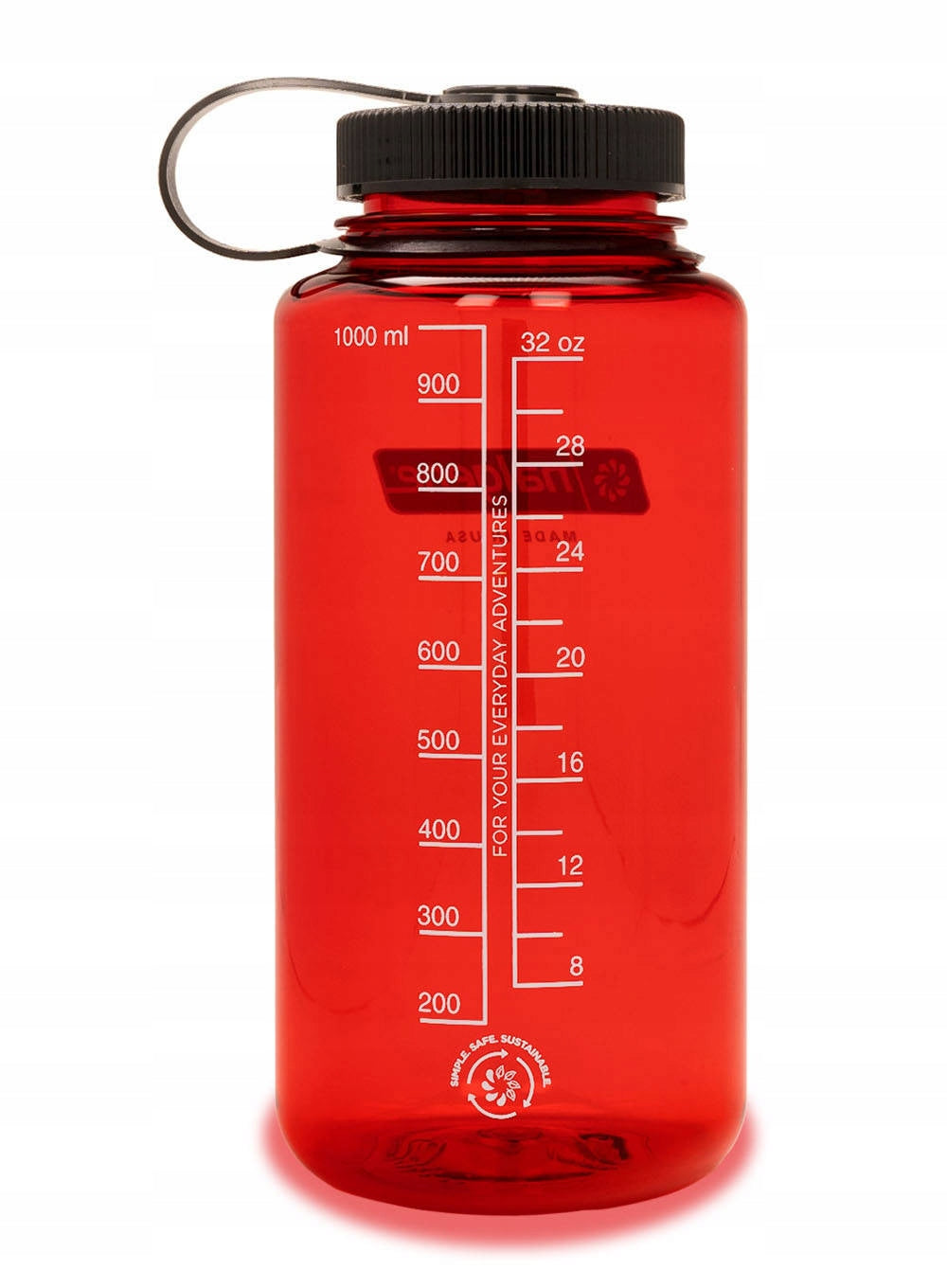 Láhev Nalgene 1000 ml červená Volume 1000 ml
