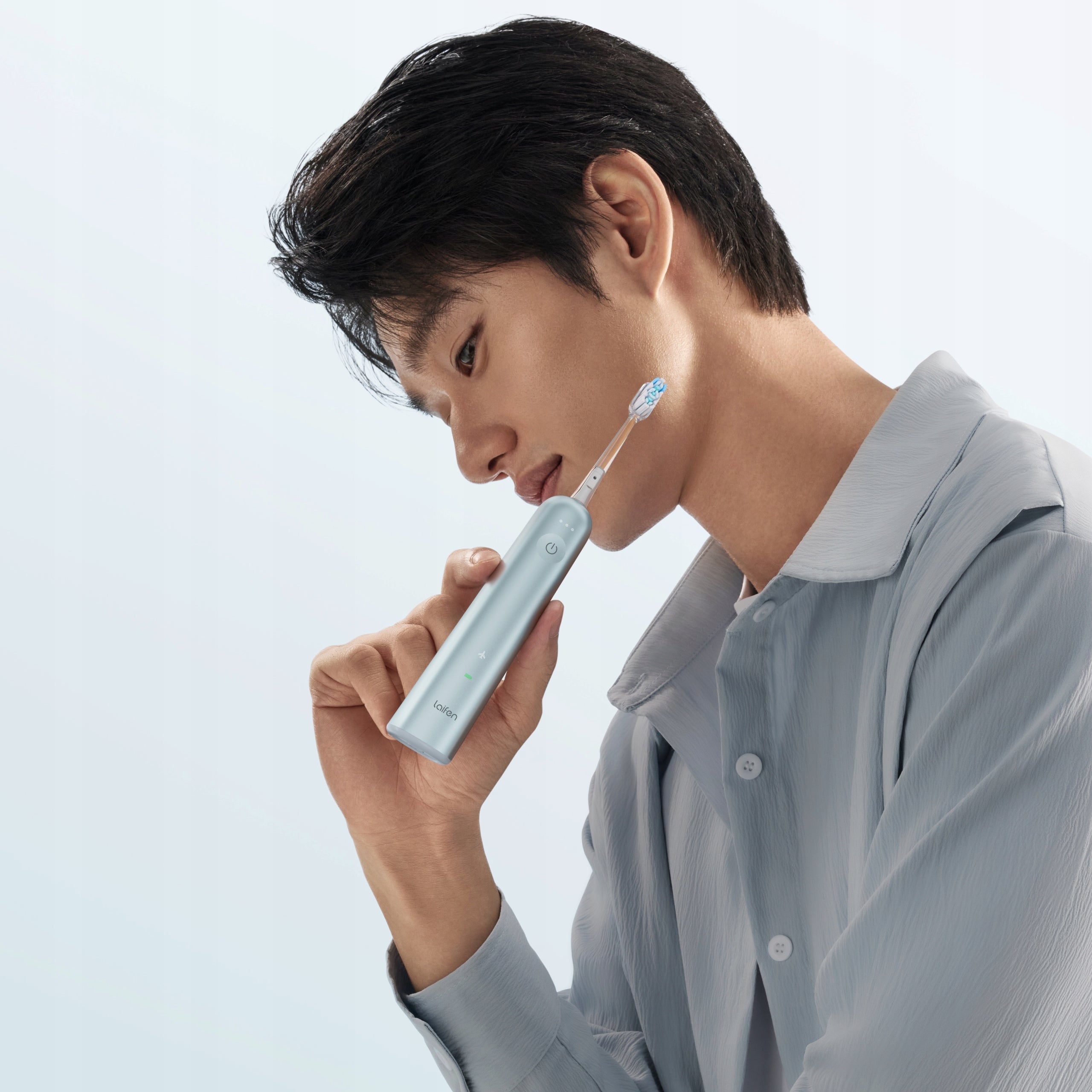 Laifen Sonic Toothbrush Wave White 3 Heads Application LFTB01-P Packaging status original
