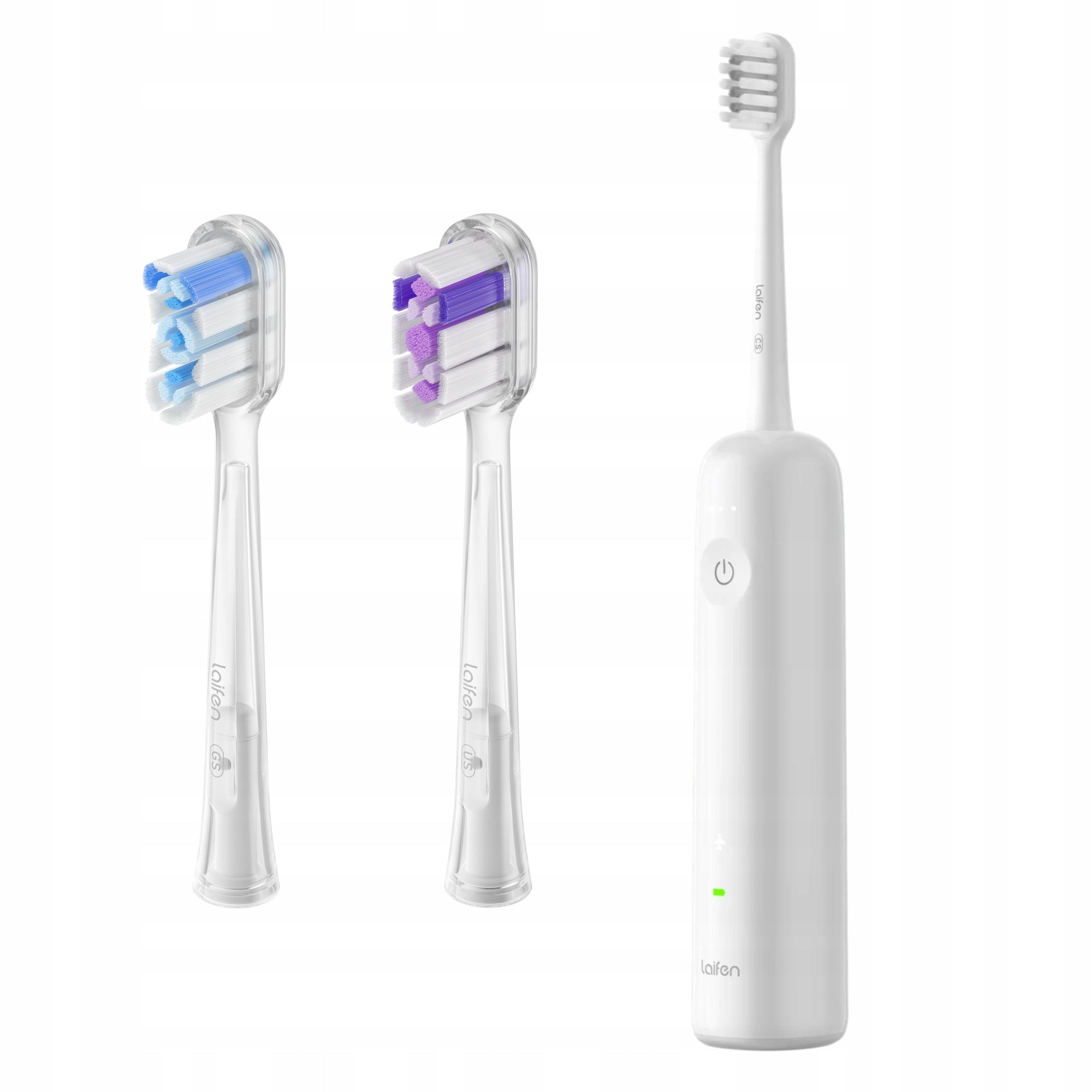 Laifen Sonic Toothbrush Wave White 3 Heads Application LFTB01-P