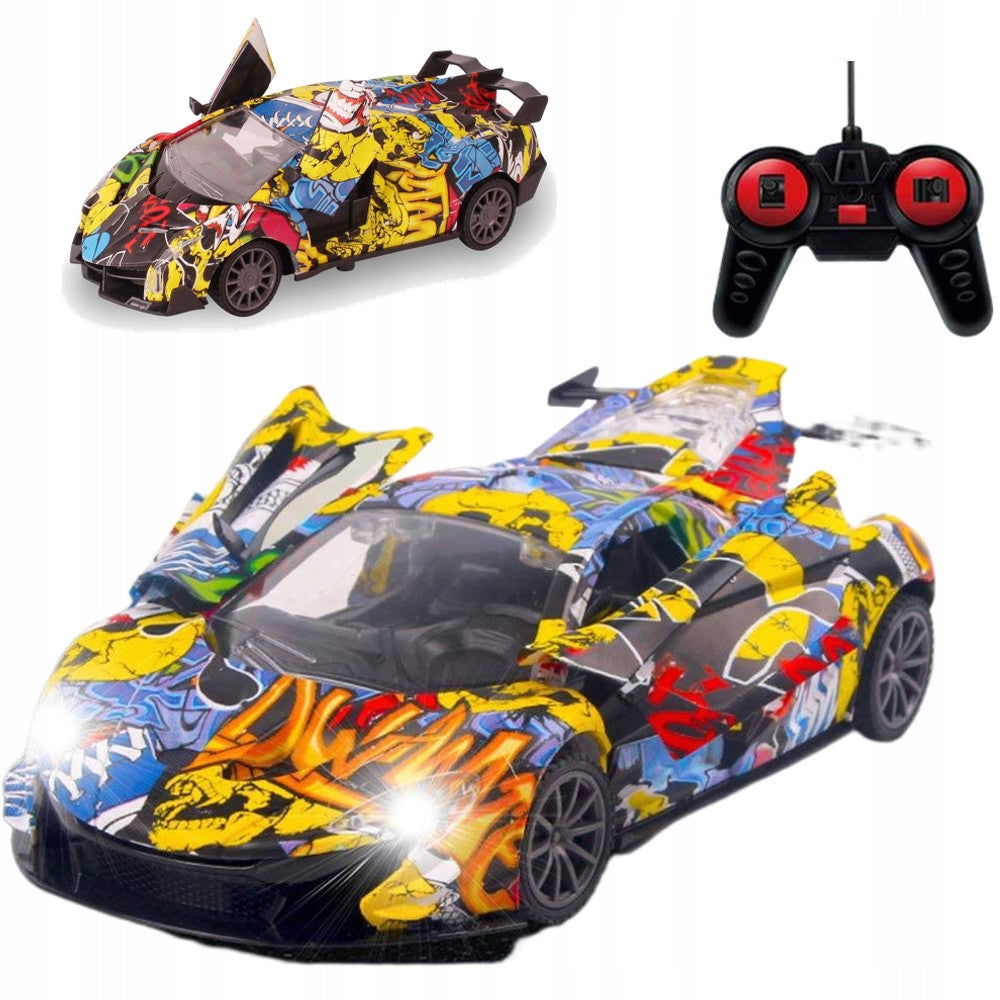Lamborghini CAR REMOTE CONTROLLED AUTO R/C PILOT Graffiti DRIFT Door