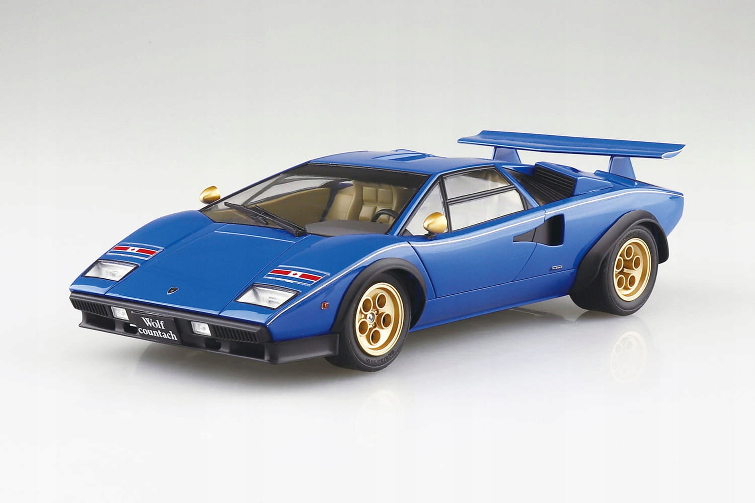 Automobilio konstruktorius Aoshima Lamborghini Countach Walter Wolf Version 2, 1:24, 06383