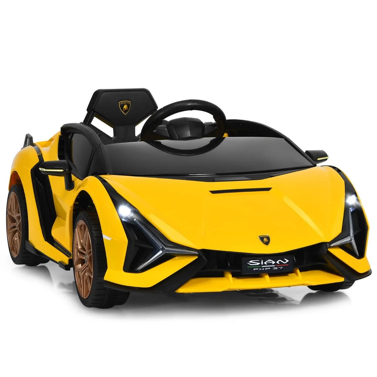 Lamborghini Sián electric car for children with LED lights