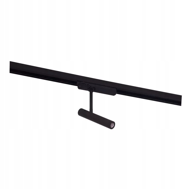 LED-Schienenstrahler Maxlight Pistol-Kollektion schwarz 3-phasig 12W 3000K S0006