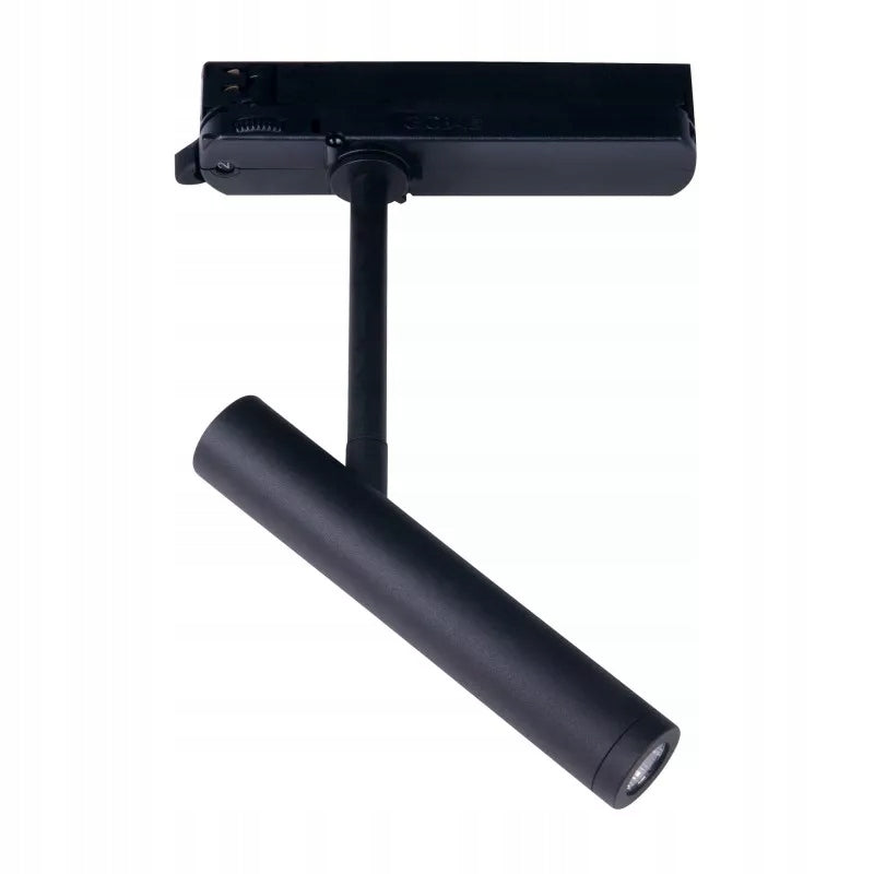 LED-Schienenstrahler Maxlight Pistol-Kollektion schwarz 3-phasig 12W 3000K S0006