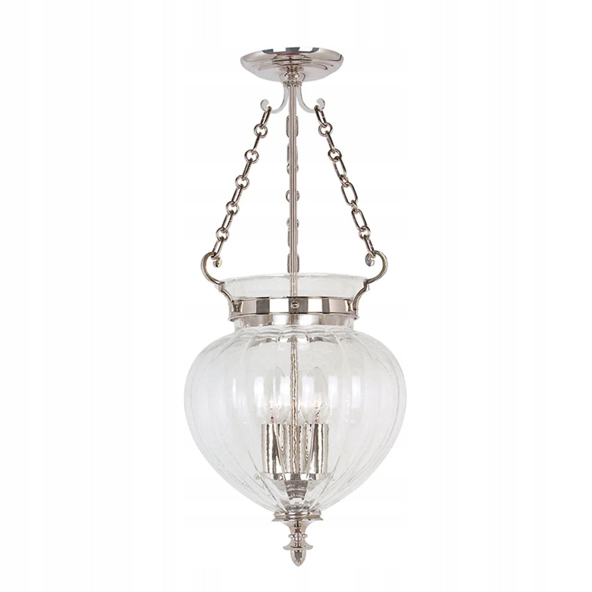 Pakabinamas šviestuvas Elstead Lighting Finsbury park FP-P-M-POL-NCKL