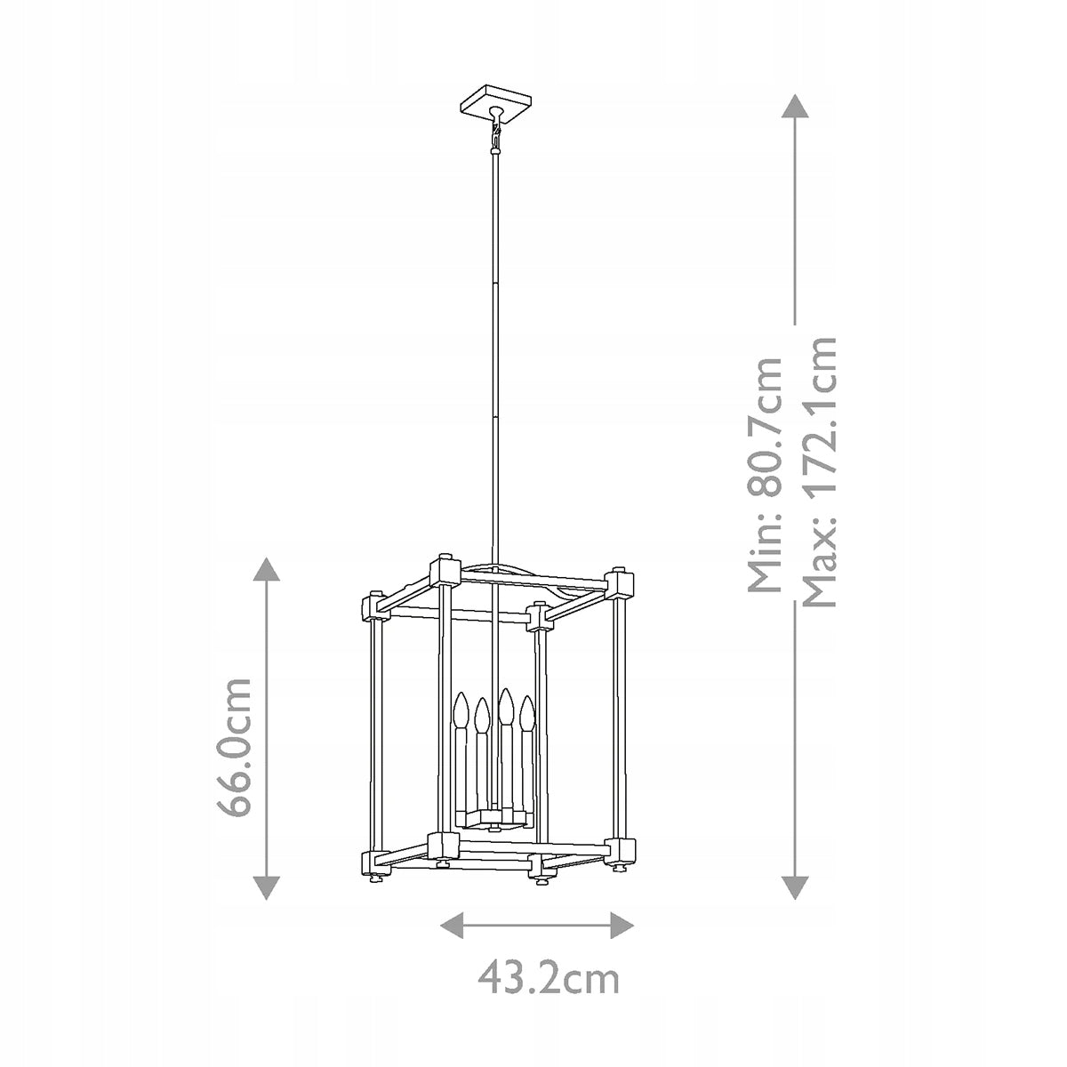 Pakabinamas šviestuvas Elstead Lighting Cayden KL-CAYDEN-P-L