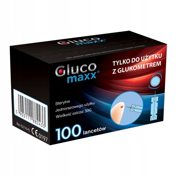 Lancet Glucomaxx 100 pieces needle lancet