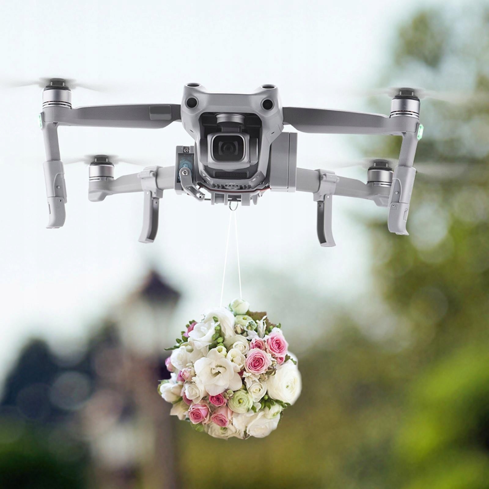 Landing Gear with Airdrop Device, Fishing Line Extensions Marriage Proposal