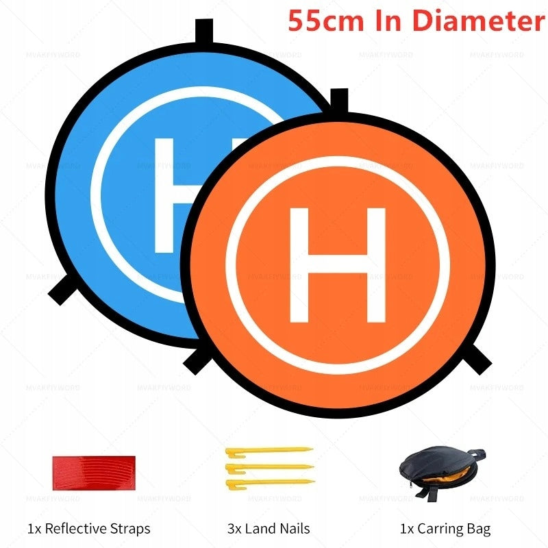 Landing pad for DRONE 55 cm double-sided with hooks for driving DJI mini 3, 4 ,5 Packaging status original