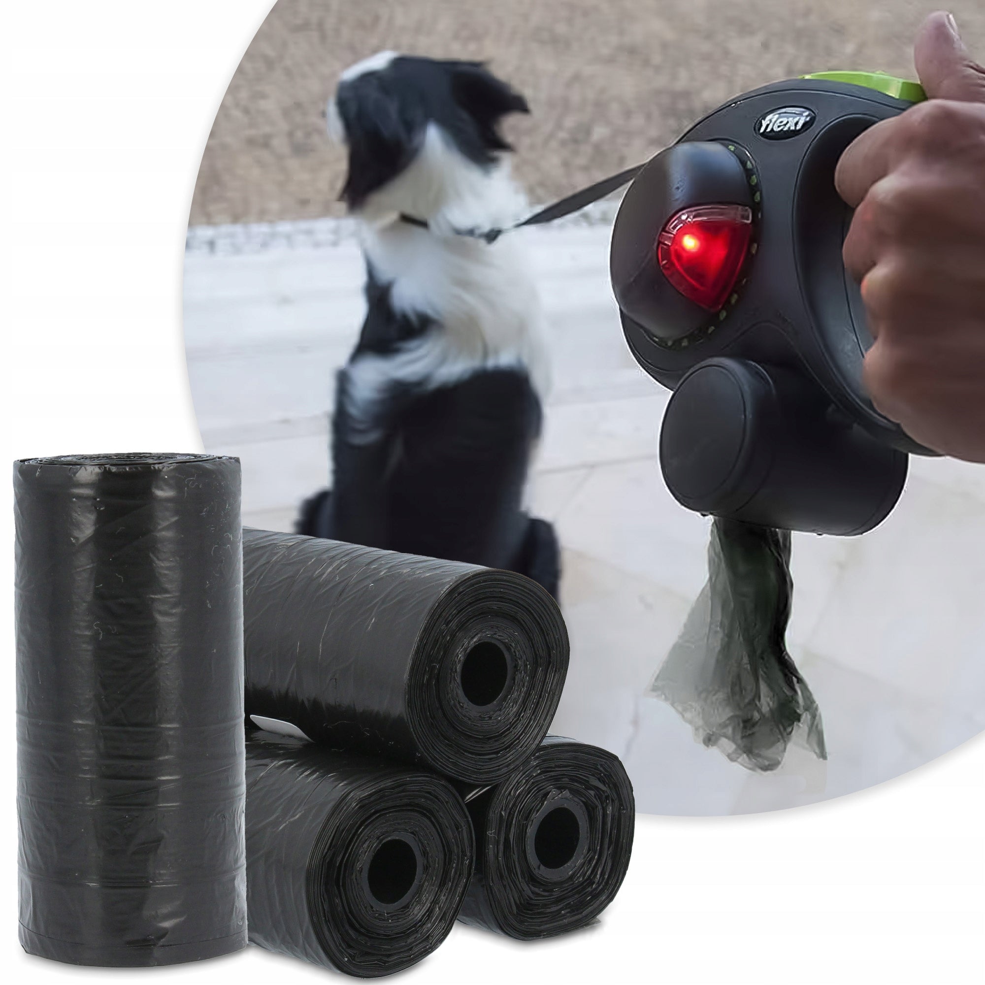 Lanyard AUTOMATIC Cat Dog 15kg 5m Container Pouch 80x DOG BAGS ODCH 3O Material tape