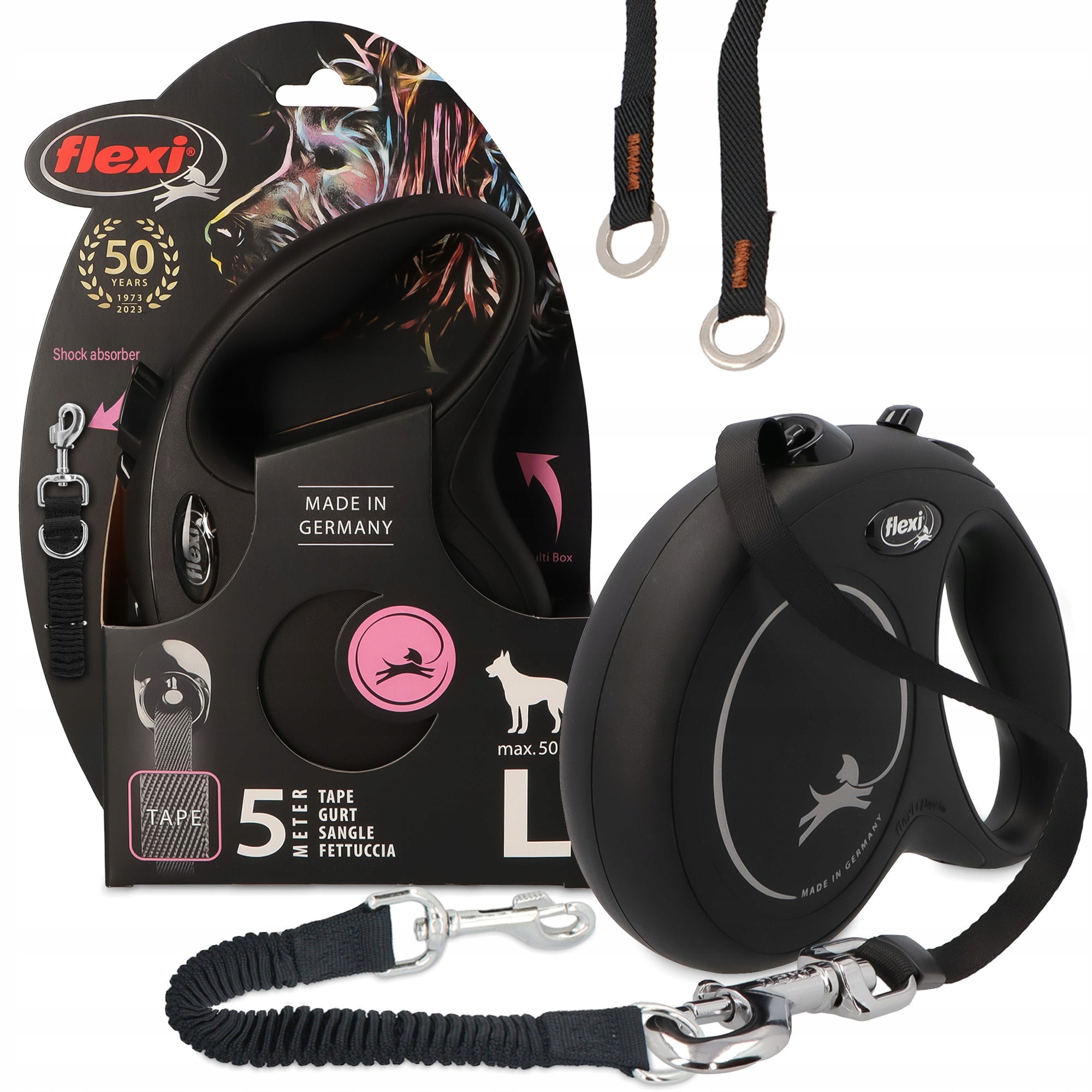 Lanyard Automatic 5m Tape Shock Absorber for Lanyards TUGGING Large PSA 3O