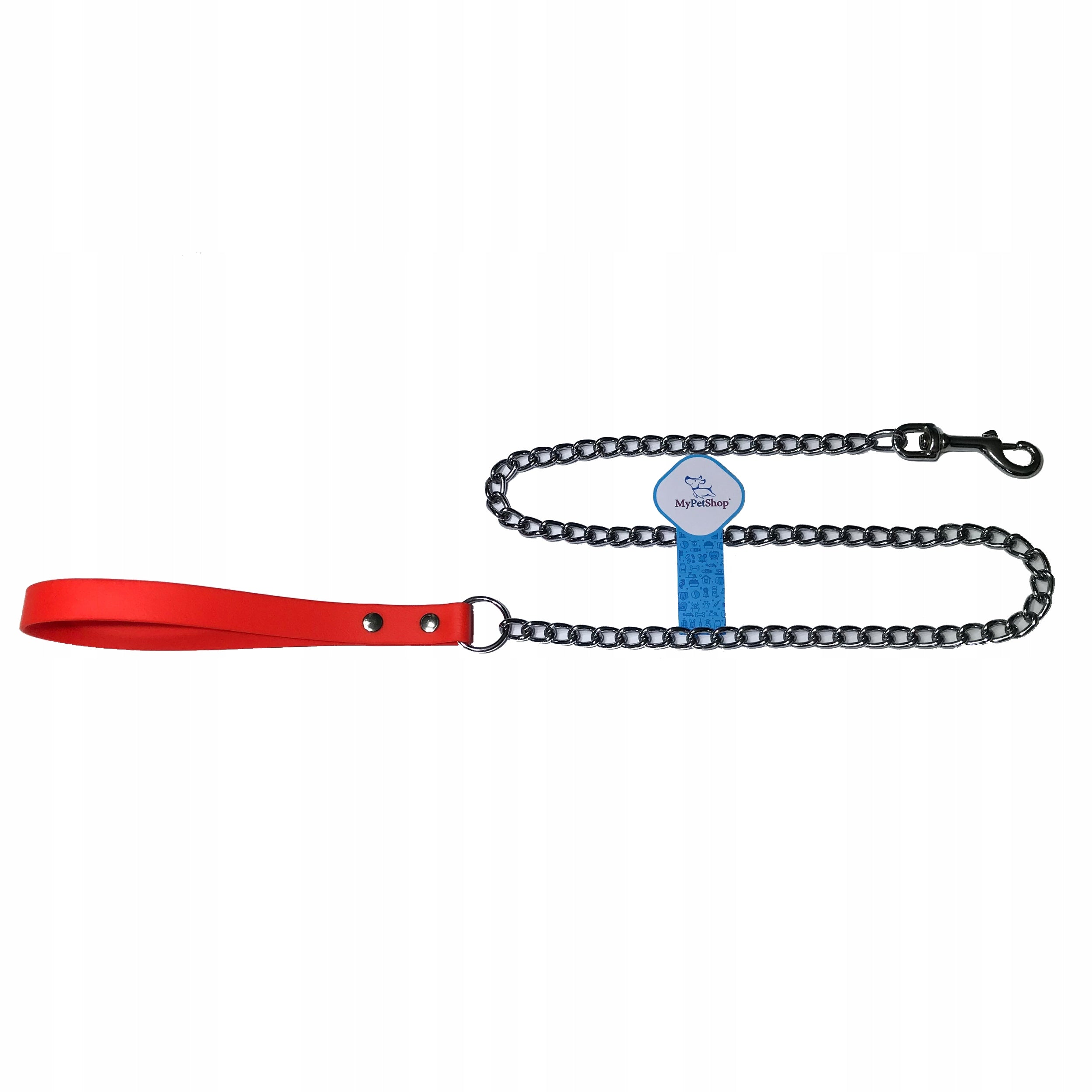 Lanyard for Dog Chain 115 cm/15 mm. For large dog. Waterproof handle. Brand MyPetShop