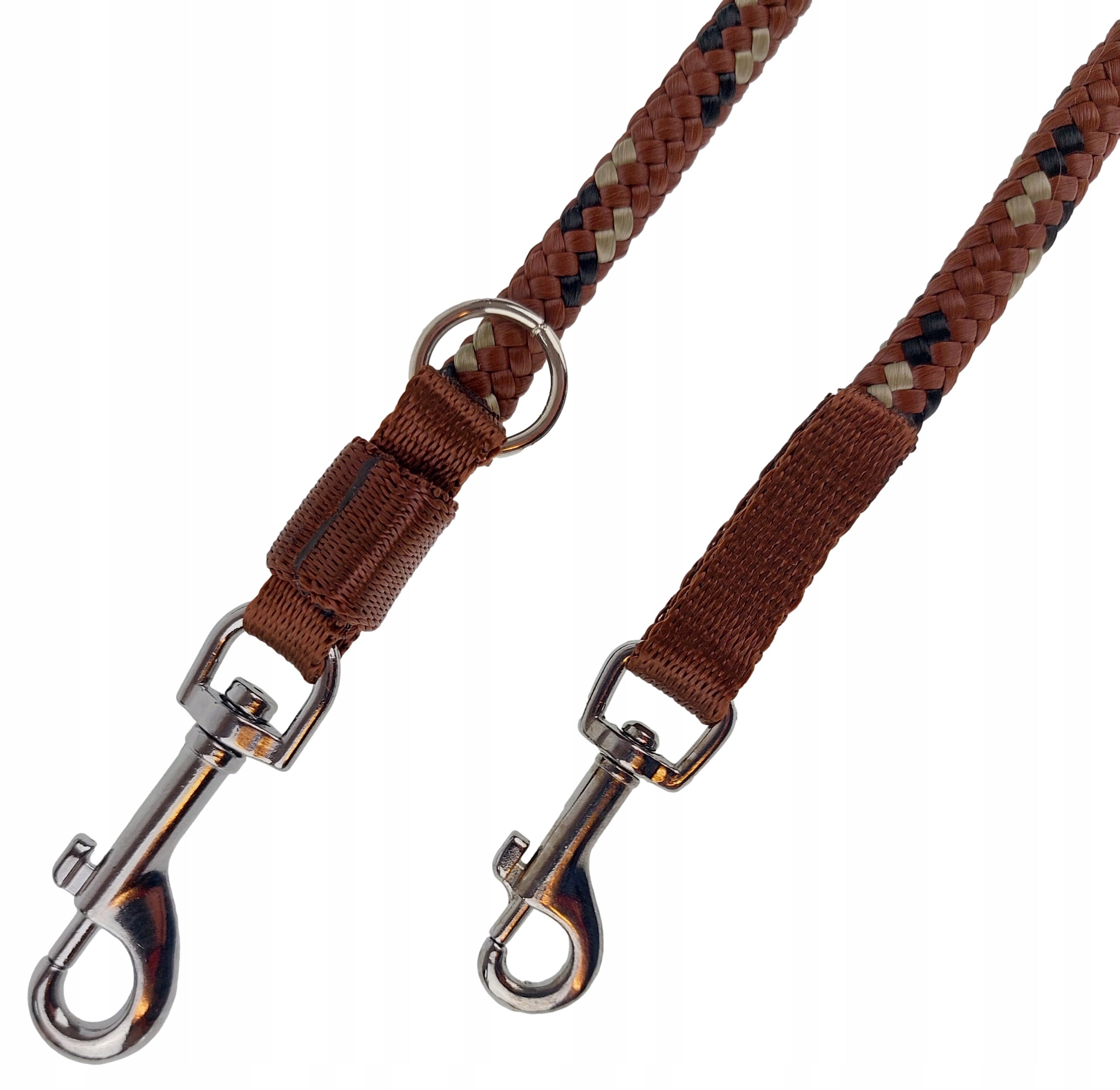 Lanyard for Medium Dog Cable Adjustable 2,5m/1,0cm Champion Brown Melange Brand Champion
