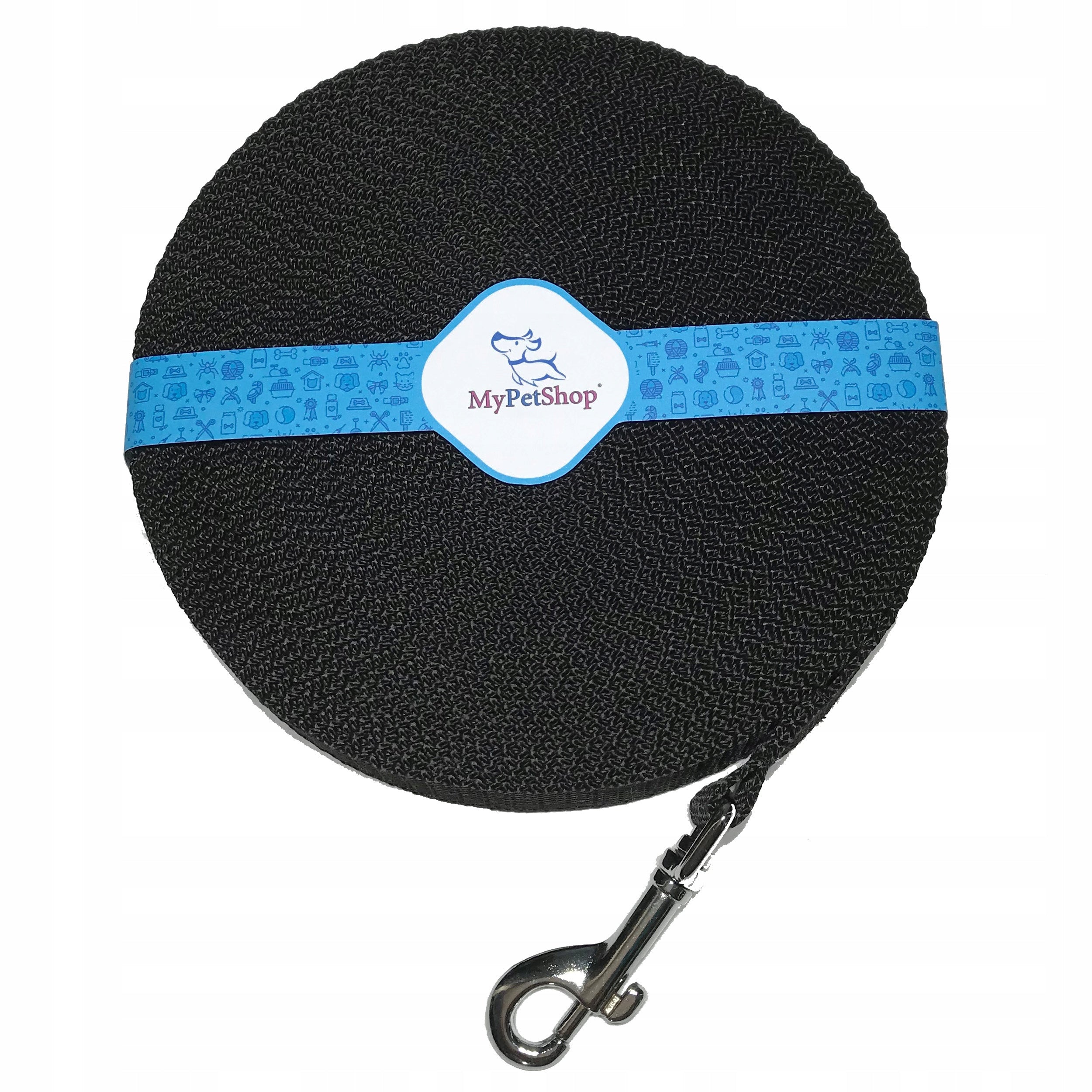 Lanyard for Training Dog 10m. Strong-width 25mm Reinforced Carabiner Manufacturer code 5903857130065