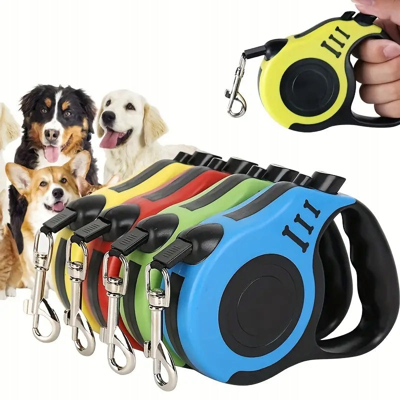 Lanyard for small and medium dog automatic on tape 3 m Color multicolor