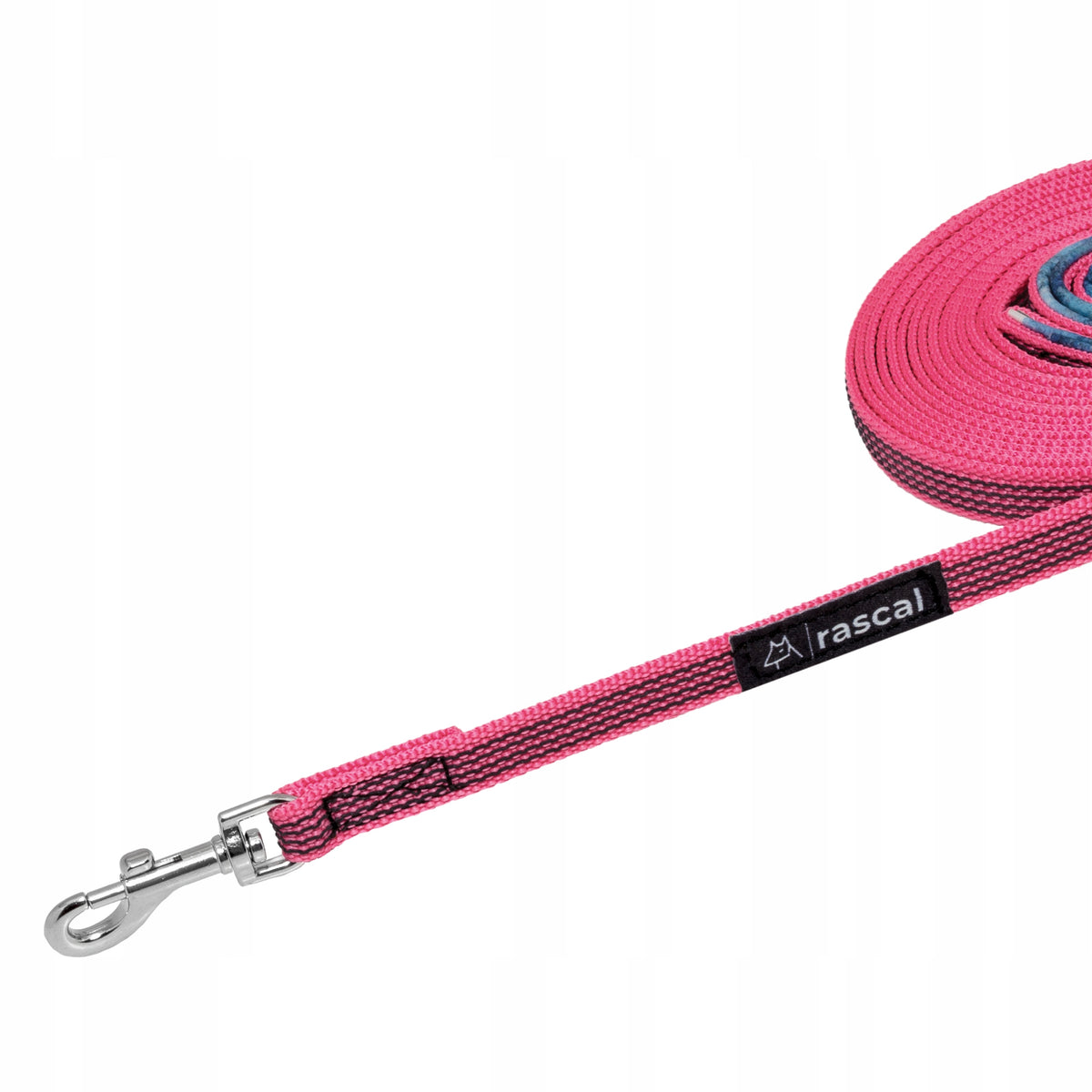 Lanyard for small dog training rope rubberized 3m pink | RASCAL Brand Rascal