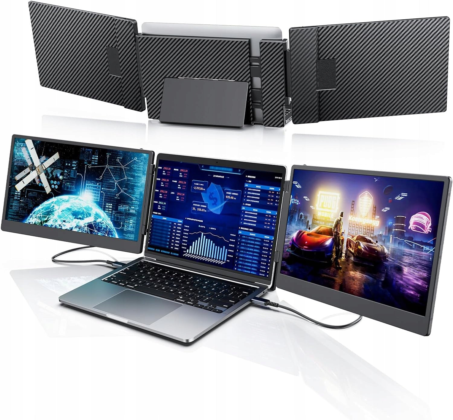Laptomo S3 Dual Laptop Monitor 14'' Screen Extension Portable 2024
